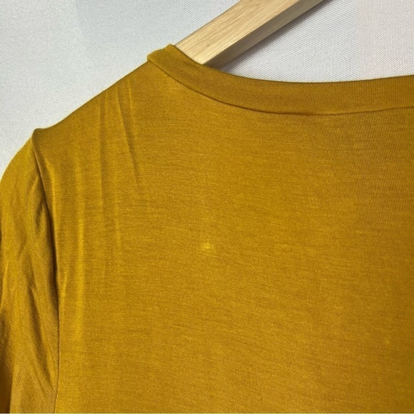 Modcloth Golden Yellow What's the Hap Short Sleeve T-Shirt M - Picture 8 of 8